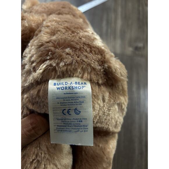 NEW Build A Bear Carnival Cruise Ship Plush Logo Brown Bear Stuffed Animal - Picture 6 of 7